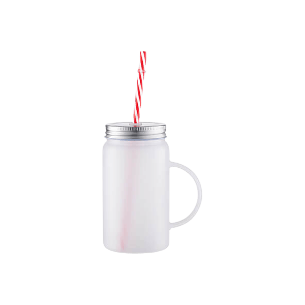 BN39F Juice glass jar with handle ektiposi online