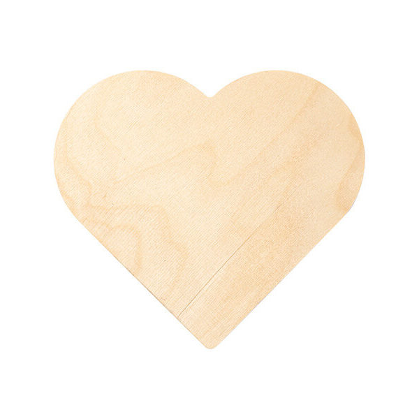Προσωποποιημένα δώρα 46- ektiposi online SPW15JZD-H-152152 Ξύλινη κορνίζα καρδιά ektiposi online